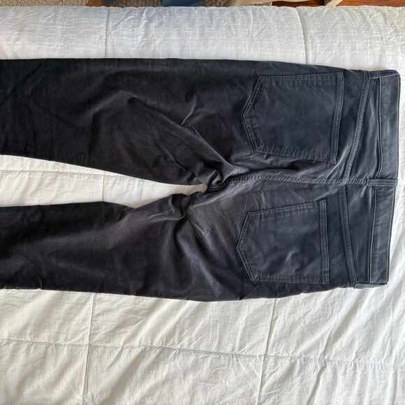 Banana Republic Gray Velvet pants - Picture 1 of 2